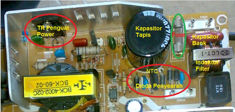 Spare part transistor power supply tv ServiceSparePart